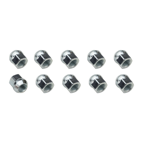 Wheel Lug Nut Kit Chrome, Acorn Open End Bulge, Length, 0.87, 1/2 inch, Set of 10 - STP-WN5350K10-CHM-OP STP-WN5350K10-CHM-OP