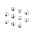 Wheel Lug Nut Kit Chrome, Acorn Open End Bulge Length, 0.87, 14 x 1.50, Set of 10 - STP-WN5354K10-CHM-OP STP-WN5354K10-CHM-OP
