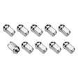 Streetpro Wheel Lug Nut Kit Chrome, Acorn Bulge, length 1.42, 1/2 inch, Set of 10 - STP-WN5450K10-CHM STP-WN5450K10-CHM