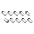 Wheel Lug Nut Kit Chrome, Acorn Bulge, length 1.42, M12 x 1.50, Set of 10 - STP-WN5455K10-CHM STP-WN5455K10-CHM