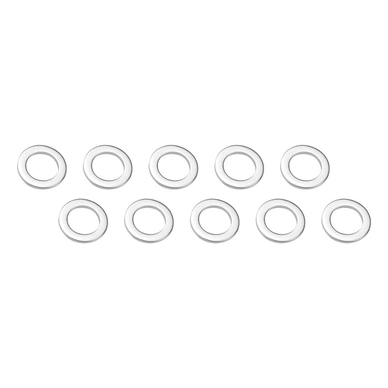 Street Pro Wheel Lug Nut Washers, Chrome Mag Wheel Lug Nut Washers, Set of 10, 2.8mm T / 27mm OD x - STP-WN5481-10 STP-WN5481-10