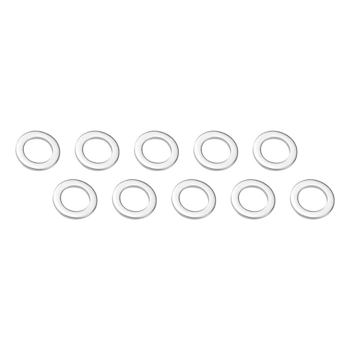 Street Pro Wheel Lug Nut Washers, Chrome Mag Wheel Lug Nut Washers, Set of 10, 2.8mm T / 27mm OD x - STP-WN5481-10