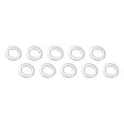 Street Pro Wheel Lug Nut Washers, Chrome Mag Wheel Lug Nut Washers, Set of 10, 2.8mm T / 27mm OD x - STP-WN5481-10 STP-WN5481-10