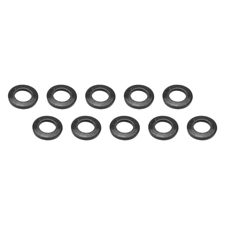 Street Pro Wheel Lug Nut Washers, Black, SST, Set of 10, 4mm T / 31.8mm OD - STP-WN5486-BLK-10 STP-WN5486-BLK-10