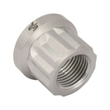 Street Pro Wheel Nut & Washer Kit, 5/8''-18, Cold Forged Billet Aluminium, Silver, 12-Point, Set of 10 - STP-WN6500K10-SIL