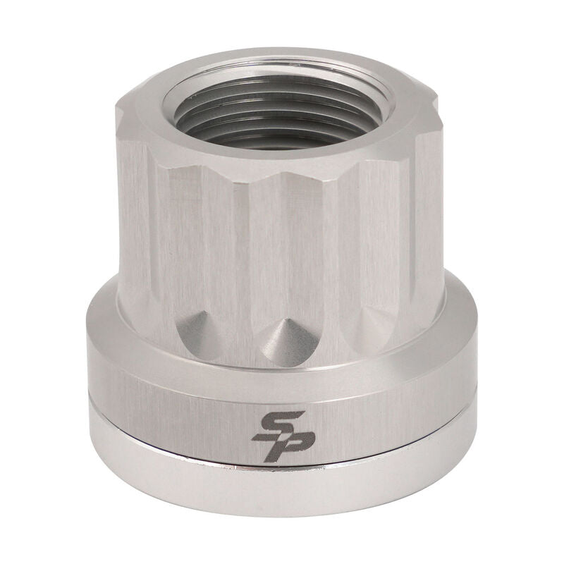 Street Pro Wheel Nut & Washer Kit, 5/8''-18, Cold Forged Billet Aluminium, Silver, 12-Point, Set of 10 - STP-WN6500K10-SIL