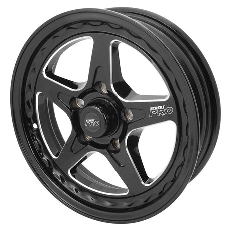 Street Pro ll V Convo Pro Wheel Black 15x4 in. For Holden Commodore Bolt Circle 5 x 120mm (0) 2.5 in. Back Space - STP002-154000COM-BK STP002-154000COM-BK