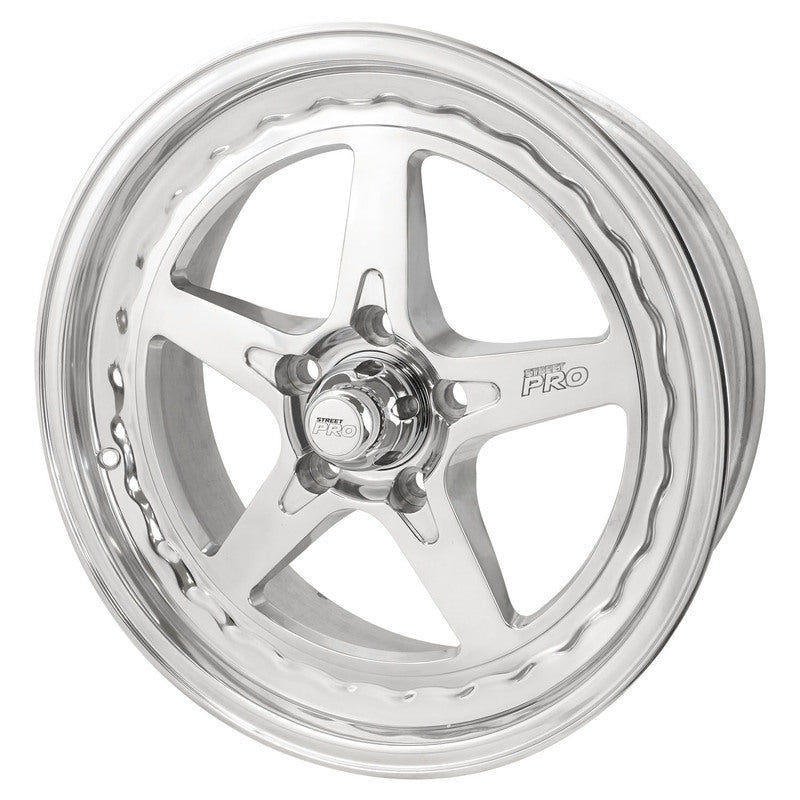 Street Pro ll Convo Pro Wheel Polished 18x7' For Ford Bolt Circle 5x 4.50', (12) 4.50' Back Space - STP002-187000F-POL STP002-187000F-POL