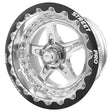 Street Pro ll Convo Pro Wheel Polished, Black Machined Bead Lock Style 15x8.5' For Ford Bolt Circle 5x 4.50', (6) 5.0' Back Space - STP002-BL158001F-POL STP002-BL158001F-POL