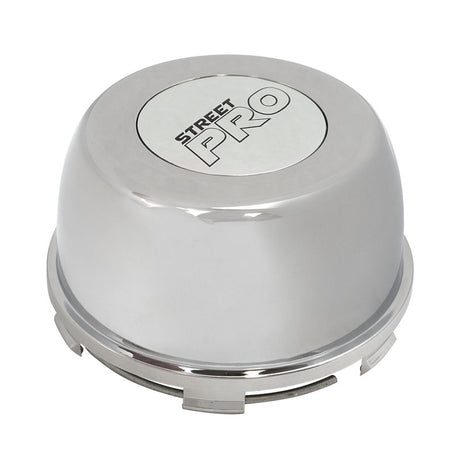 Street Pro Wheels Center Cap, Suit 002 Commodore & Late Falcon Wheels, Push-In, Polished - STP002-CL80 STP002-CL80