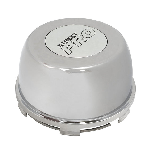 Street Pro Wheels Center Cap, Suit 002 Commodore & Late Falcon Wheels, Push-In, Polished - STP002-CL80 STP002-CL80