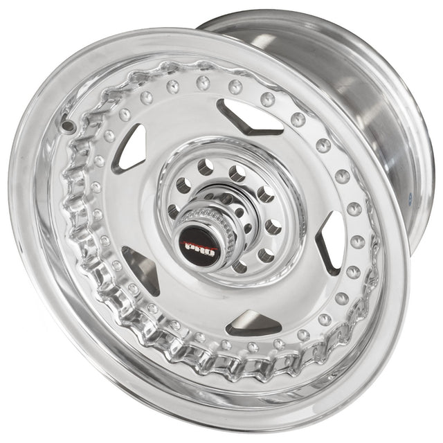 Street Pro Convo Pro Wheel Polished 15x8.5' For Holden For Chevrolet For Ford Dual Bolt Circle (6) 5.0' Back Space - STP005-158001 STP005-158001
