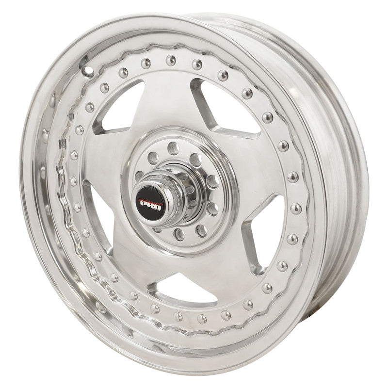 Street Pro Convo Pro Wheel Polished 17x4.5 in. For Holden For Chevrolet For Ford Dual Bolt Circle (-6) 2.50" Back Space - STP005-174500 STP005-174500