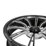 Street Pro 009 Series Forged Wheel, Front 17x4.5'' / 2.25'' Backspace (-13) / 5x4.75" Bolt Circle Chevrolet, Gloss Black Milled - STP009-174500-BK