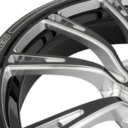 Street Pro 009 Series Forged Wheel, Front 17x4.5'' / 2.25'' Backspace (-13) / 5x120mm Bolt Circle Holden, Gloss Black Milled - STP009-174500COM-BK