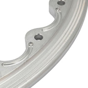 Street Pro 009 Series Rear Beadlock Ring 15'', Gloss Black Milled, Billet Aluminium, Each - STP009-BL001-BK