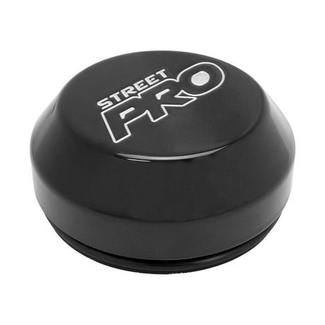 Street Pro Wheels Billet Centre Cap, For 009 Rear Wheels, 26mm Height Installed, Press In with O-Ring, Black - STP009-CL90-BK STP009-CL90-BK