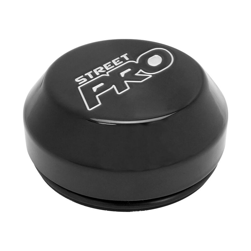 Street Pro Wheels Billet Centre Cap, For 009 Rear Wheels, 26mm Height Installed, Press In with O-Ring, Black - STP009-CL90-BK STP009-CL90-BK
