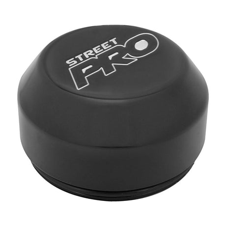 Street Pro Wheels Billet Centre Cap, For 009 Wheels, 34mm Height Installed, Press In with O-Ring, Black - STP009-CL90F-BK STP009-CL90F-BK