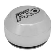 Street Pro Wheels Billet Centre Cap, For 009 Wheels, 34mm Height Installed, Press In with O-Ring, Polished - STP009-CL90F STP009-CL90F