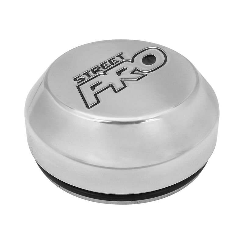 Street Pro Wheels Billet Centre Cap, For 009 Rear Wheels, 26mm Height Installed, Press In with O-Ring, Polished - STP009-CL90