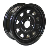 Ministock Welded Wheel 13 X 5 Daytona Black STW 13X5 WELD BLACK