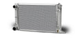AFCO Lightweight Single Row Scirocco Radiator-LH Double Pass w/filler top right 1.50" in / 1.75" Outlet - 80105LWN 80105LWN
