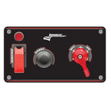 Longacre Flip-up Start / Ignition Panel w/ Pilot Light & Battery Disconnect - 52-44871