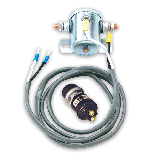 Longacre HD Starter Solenoid Kit with Weatherproof Firewall Starter Button - 52-45803