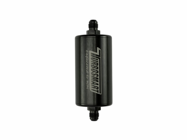 Turbosmart Inline Fuel Filter 10um -6AN Black - TS-0402-1133