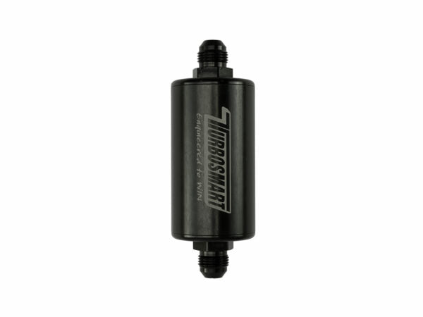 Turbosmart Inline Fuel Filter 10um -8AN Black - TS-0402-1134