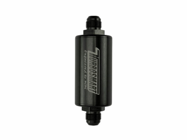 Turbosmart Inline Fuel Filter 10um -10AN Black - TS-0402-1135