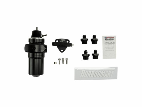 Turbosmart FPRF10 Black – Fuel Pressure Regulator + Filter - TS-0404-1542
