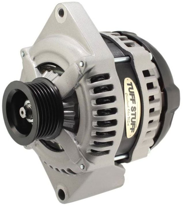 Tuff Stuff 1-Wire 225 AMP Ford Alternator, 6-Groove Pulley, Factory Cast Plus (TUF8441FC6G1W) TUF8441FC6G1W
