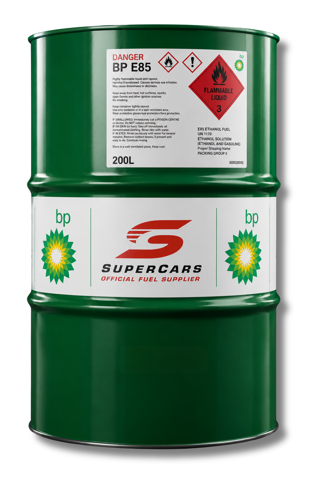 BP E85 Fuel 200L Drum