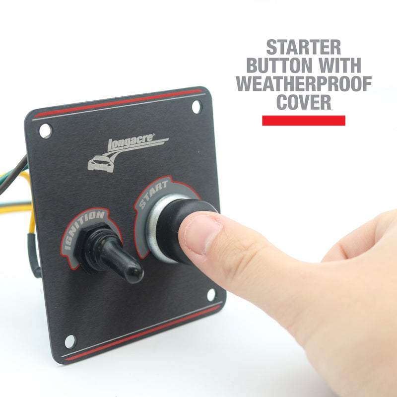 Longacre Start / Ignition Panel with WP Switch Covers