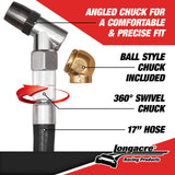 Longacre Liquid Filled 2-1/2” GID Quick Fill Tire Gauge 0-60 psi