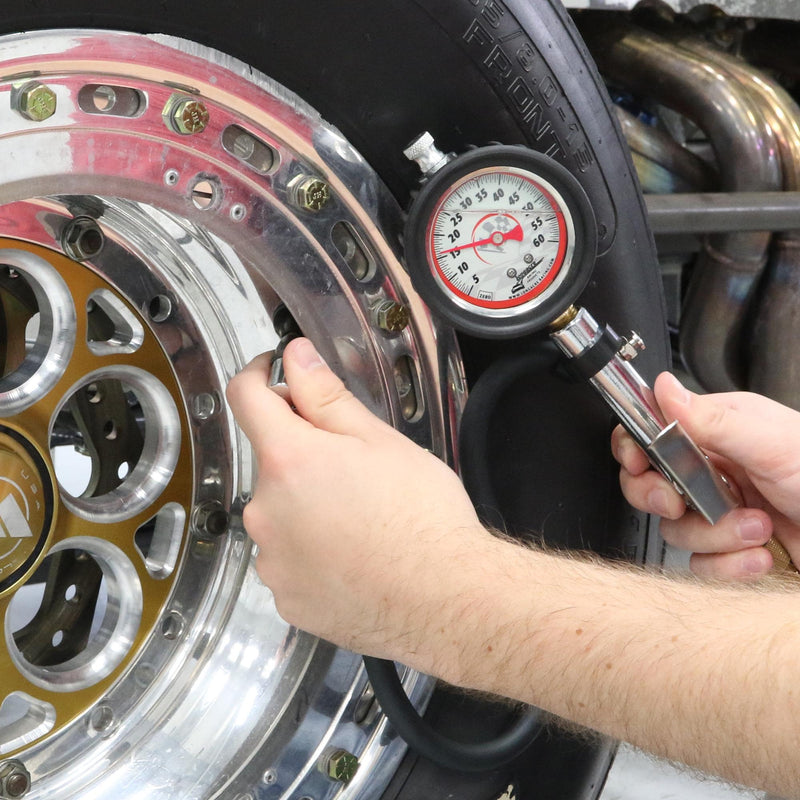 Longacre Liquid Filled 2-1/2” GID Quick Fill Tire Gauge 0-60 psi