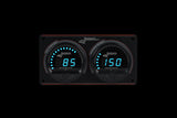 Longacre Digital Elite Waterproof Gauge Panel, 2 Gauge Oil Pressure/Water Temperature