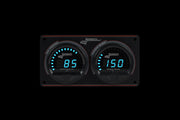 Longacre Digital Elite Waterproof Gauge Panel, 2 Gauge Oil Pressure/Water Temperature