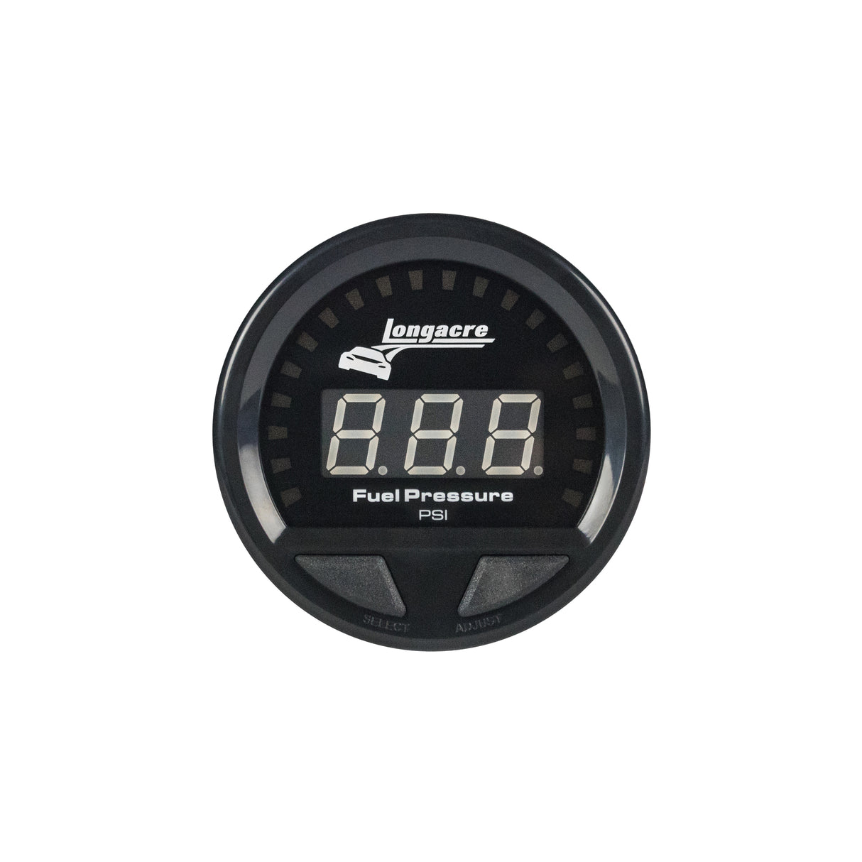 Longacre Digital Elite Waterproof Gauges, Fuel Pressure 0-120 psi, Sensor Included