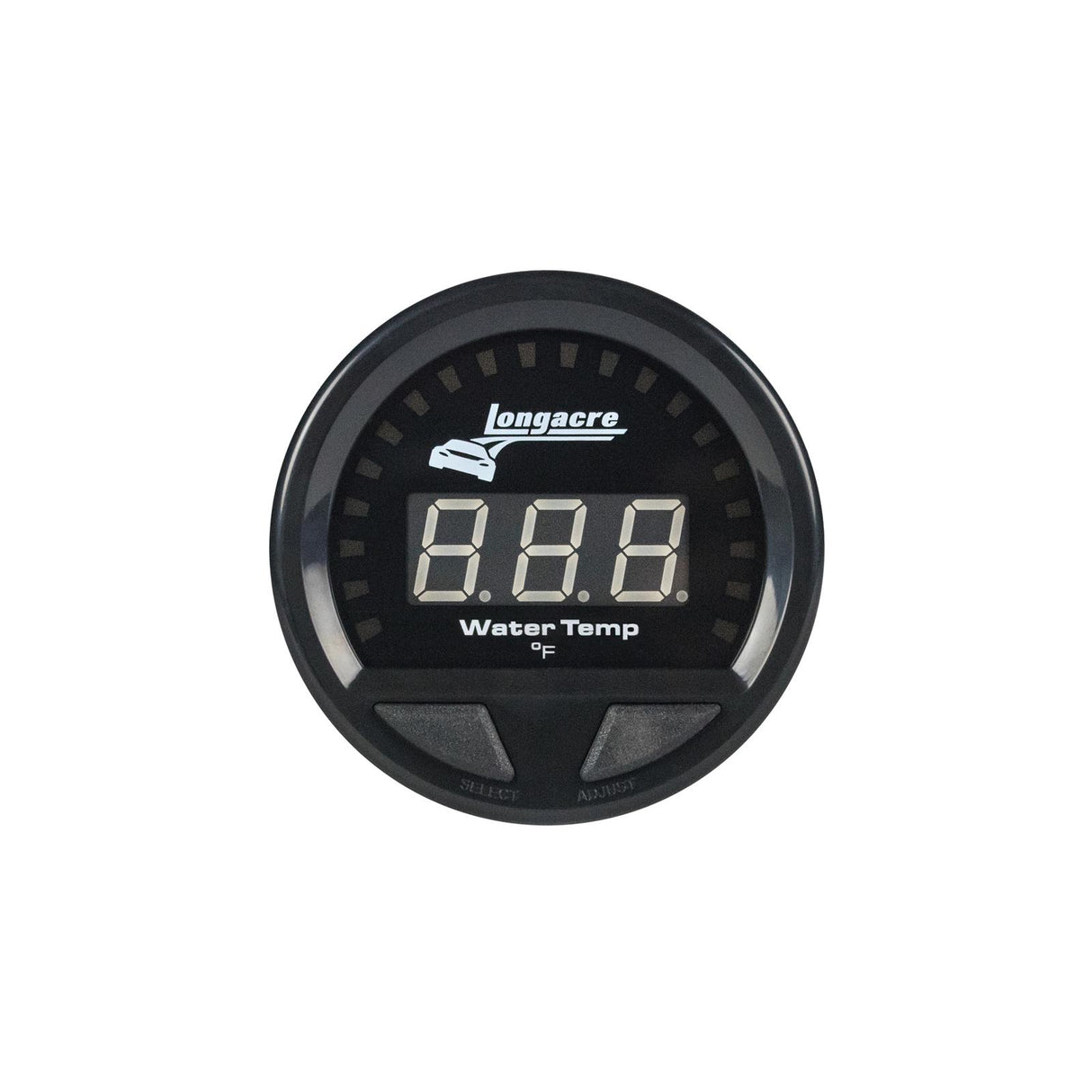 Longacre Digital Elite Waterproof Gauges, Water Temperature 100-280, Sensor Included