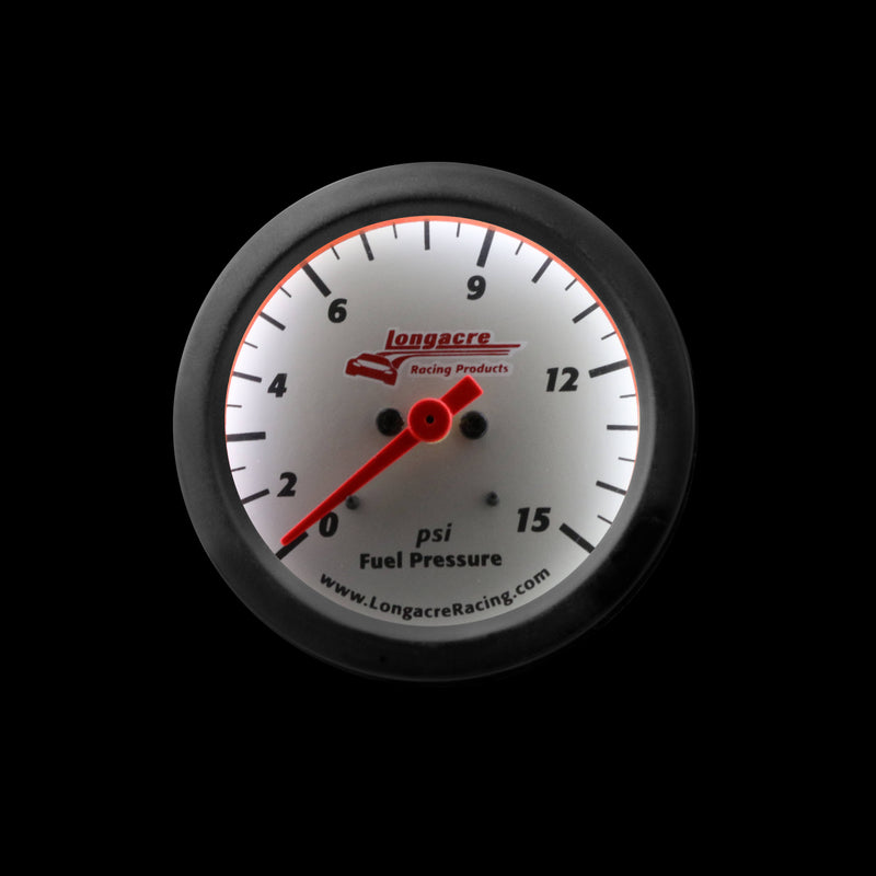 Longacre Sportsman™ Elite Fuel Pressure Gauge 0-15 psi
