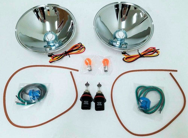 Vintique Inc Halogen Refelctor Kit with Turn Signal (VI40-13027QK12TS) VI40-13027QK12TS