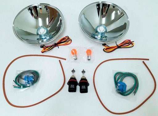 Vintique Inc Halogen Refelctor Kit with Turn Signal (VI40-13027QK12TS) VI40-13027QK12TS