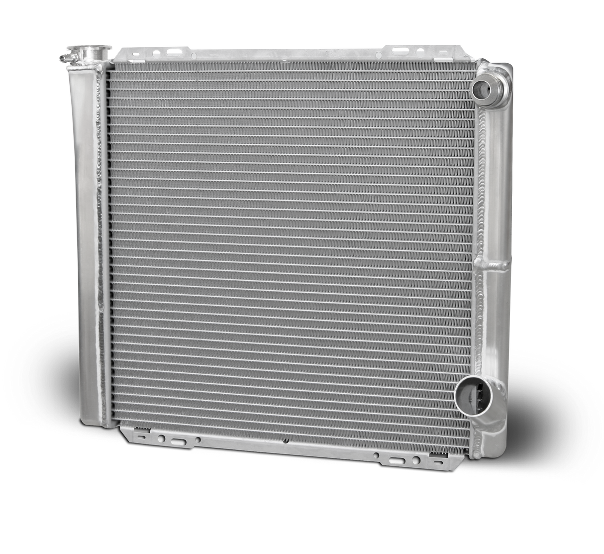 AFCO Aluminum Radiator Circle Track 22 Inch Double Pass Chevy 16AN Inlet - 80100NDP-16 80100NDP-16