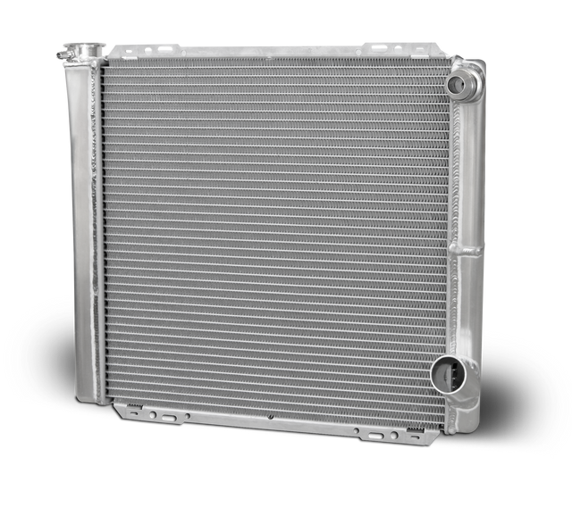 AFCO Aluminum Radiator Circle Track 22 Inch Double Pass Chevy 16AN Inlet - 80100NDP-16 80100NDP-16