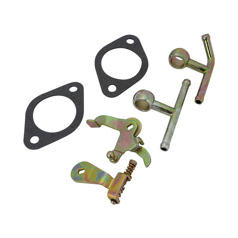 VPW Carburettor, Repro Weber Style Side Draft 45 DCOE, Chrome Ram Tubes, Kit - VPW-CD45DCOE