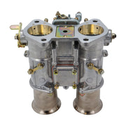 VPW Carburettor, Repro Weber Style Side Draft 45 DCOE, Chrome Ram Tubes, Kit - VPW-CD45DCOE