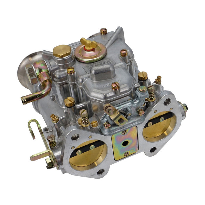 VPW Carburettor, Repro Weber Style Side Draft 45 DCOE, Chrome Ram Tubes, Kit - VPW-CD45DCOE